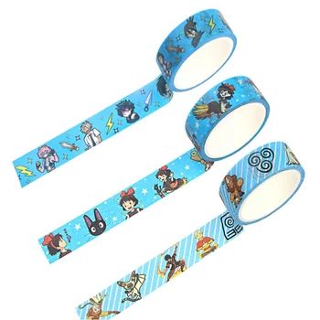 

15mm*5m Kiki's Delivery Service My Hero Academia Tape Cartoon Washi Tape Masking Tape Adhesive Tapes Scrapbooking Tape