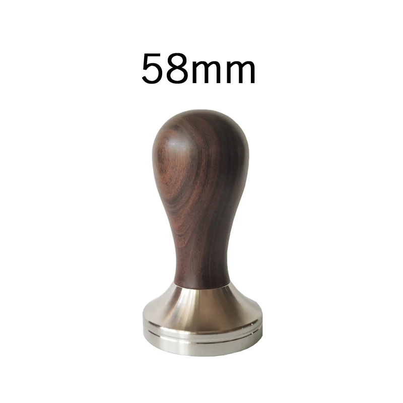 Brown Ping58mm AREYOUCAN 304 Нержавеющая сталь основание деревянная ручка вскрытия Кофе порошок молоток 51/58 мм Кофе аксессуары голая Portafilter - Цвет: Brown Ping58mm