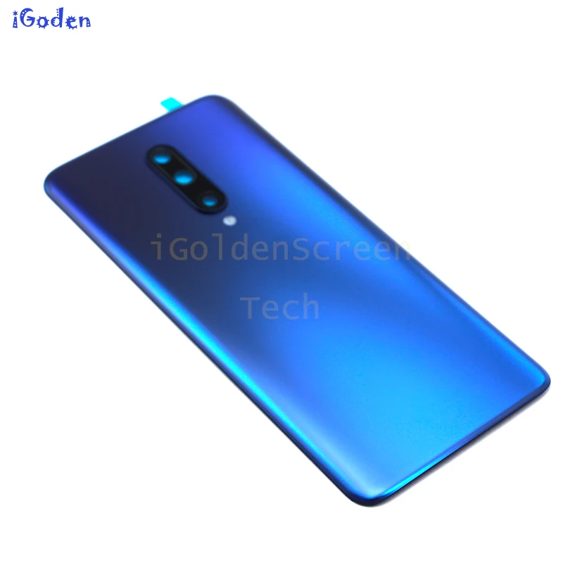 Задний Чехол для oneplus 7 Pro Крышка батарейного отсека задняя дверь Корпус Запасные части для oneplus 7 pro задний корпус