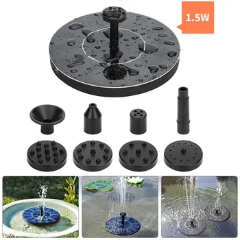 

Floating Solar Panel Water Fountain For Garden Solar pump Pond Submersible Watering Pool Automatic Solar Fountains Waterfalls