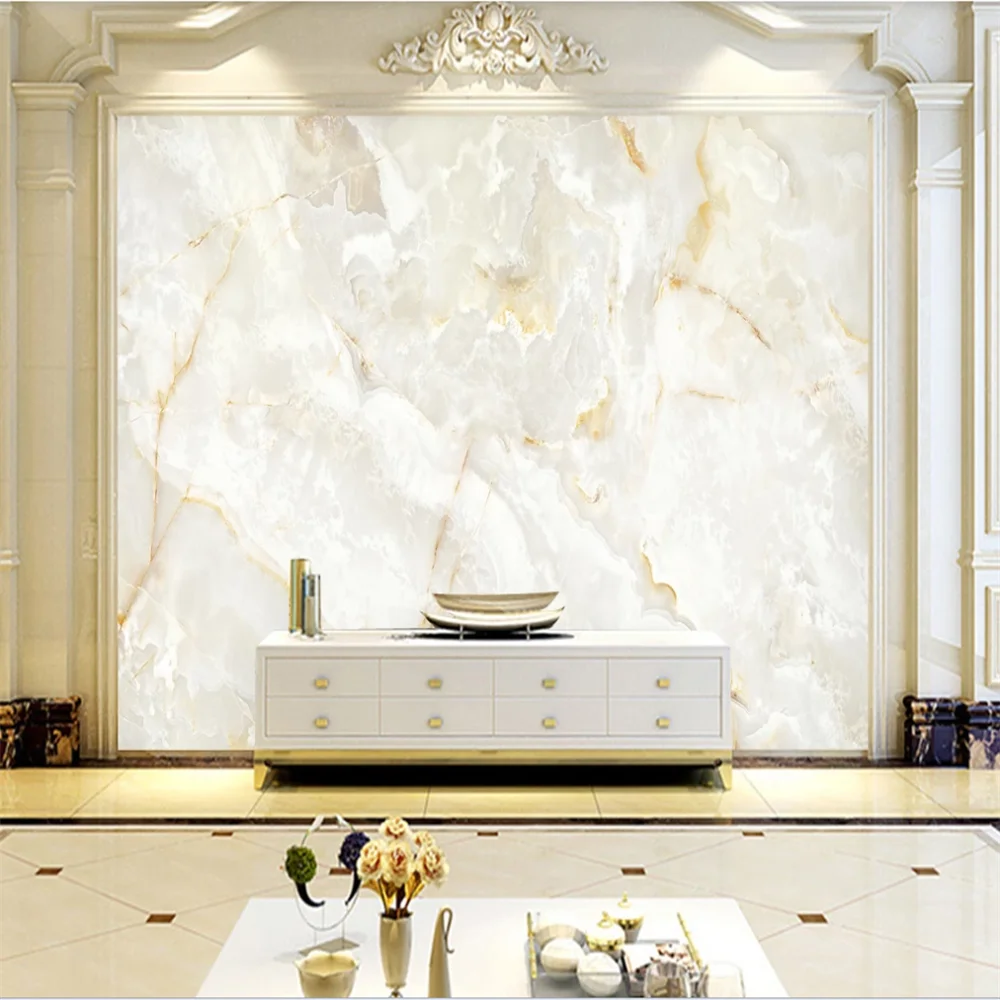 

XUE SU Custom large-scale murals, wallpapers, bedroom living room home decoration background wall simple atmospheric marble wall