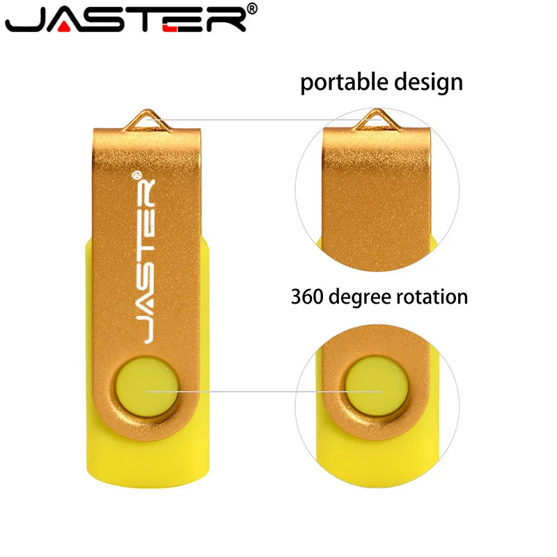 JASTER USB 2,0 бизнес пластиковый USB флеш-накопитель деликатный портативный накопитель 4 ГБ 8 ГБ 16 ГБ 32 ГБ 64 ГБ вращающийся флеш-накопитель u диск