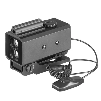 

Mini Laser Infrared Rifle Scope Rangefinder for Hunting Shooting Distance Angle Speed Camouflage Tactical Mounted Measurer