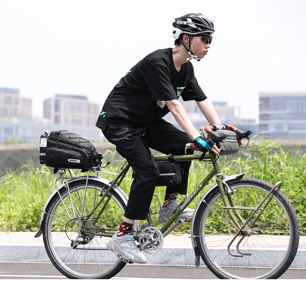 Rhinowalk 12L MTB Bicycle Luggage Rack Bag Waterproof Cycling Saddle Rack Trunk Bags 12L Camera Bicycle Accessories (8)