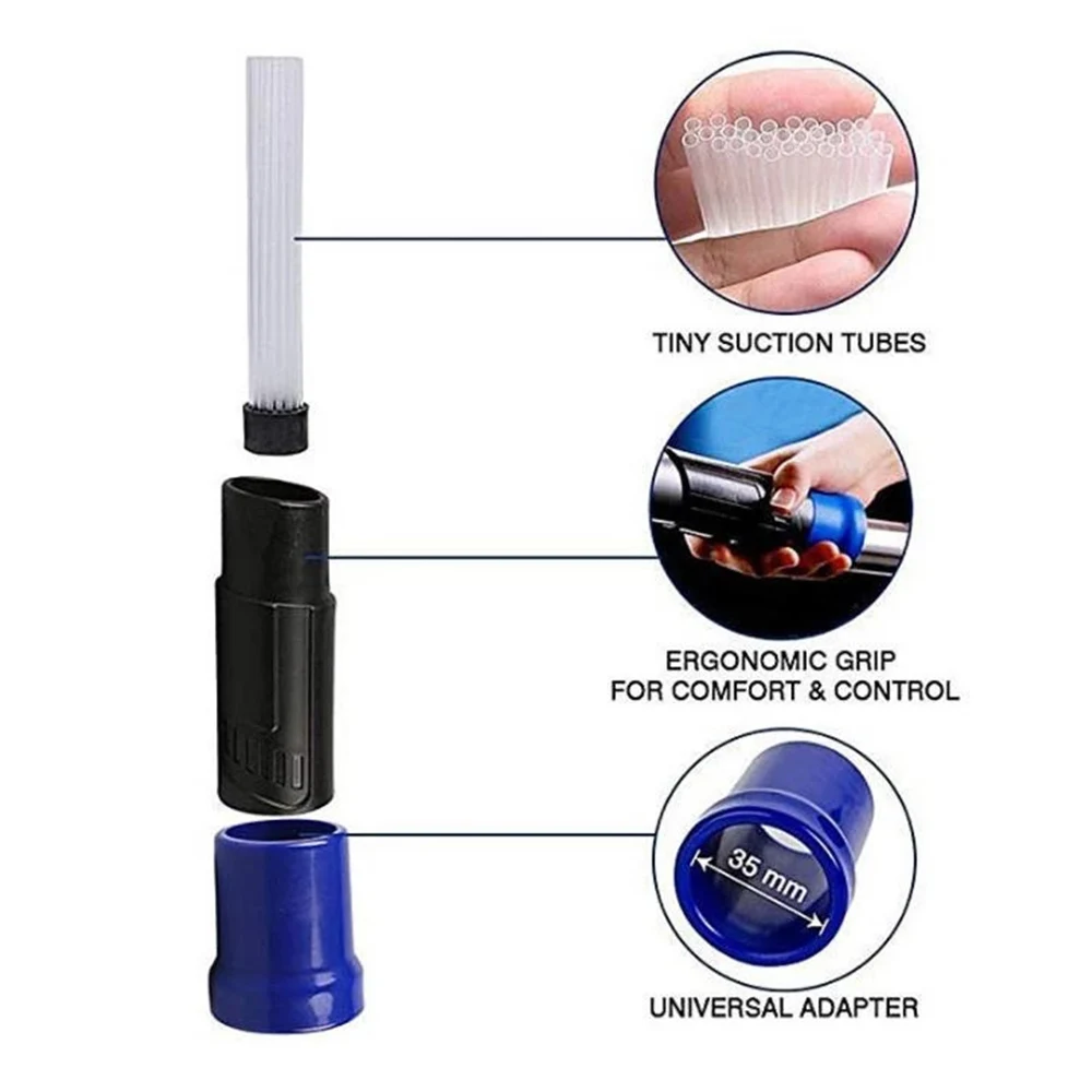 Multifunction Dusty Vacuum Cleaner Household Straw Tubes Dust Brush Dirt Remover 
