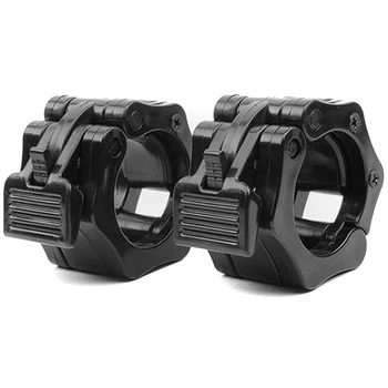 

Olympic Size Barbell Collar Locks 28mm Bar Clamp Crossfit Weight Lifting Quick Release Lock Jaw, 1 Pair