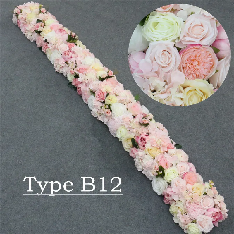 Type B13 Цветы искуственные для декора цветы искуственные High-end custom 2 м цветочная композиция свадебный реквизит ряд Искусственн - Цвет: Type B13