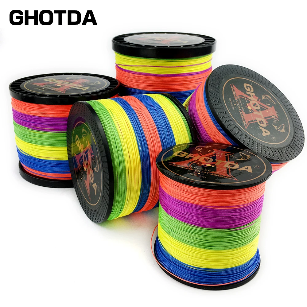 PE Braided Fishing Line 1000M 500M 300M 100M 12/9/8 Strands