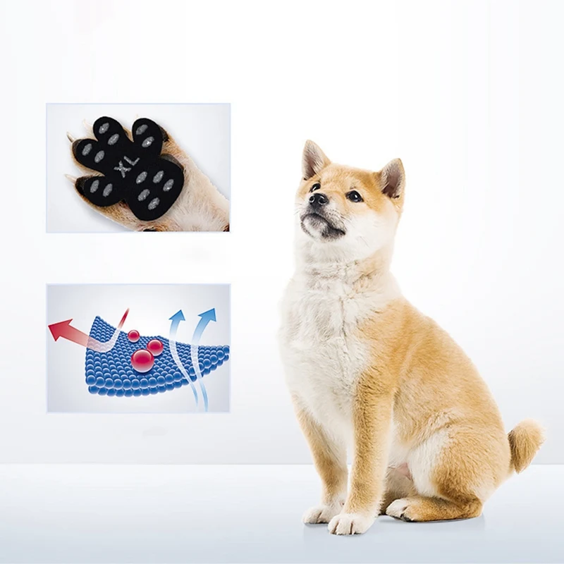 

Pet Dog Paw Protector Anti-heat Non-slip Pads To Keep From Slipping, Protecting From Injuring Pet Dog Supplies 24pcs/set