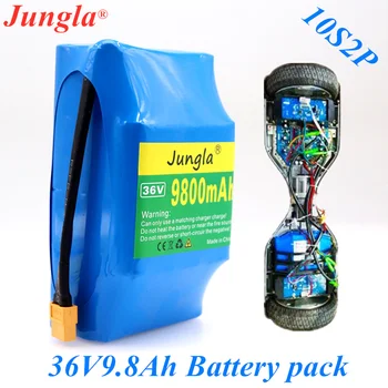 

10S2P 36v lithium-ion rechargeable battery 9800mAh 9.8AH battery pack for electric self-suction hoverboard unicycle