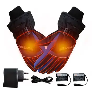 

Winter Ski Outdoor Work USB Hand Glove Warmer Electric Heated Gloves With 4000mAh Rechargeable Battery Cycling Motorcycle Gloves