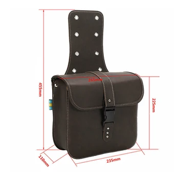 

Pouch Motorcycle Saddle Bags For Harley Organizer 2PCS Universal Box Tool