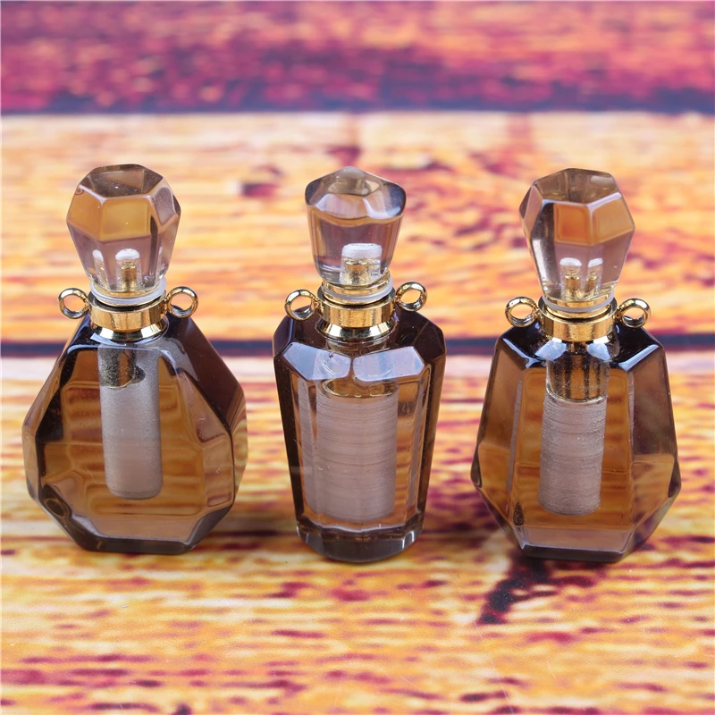 

Mini Perfume Bottle Citrine 3ML Portable Travel Cosmetic Container Perfume Bottle Cosmetic Container