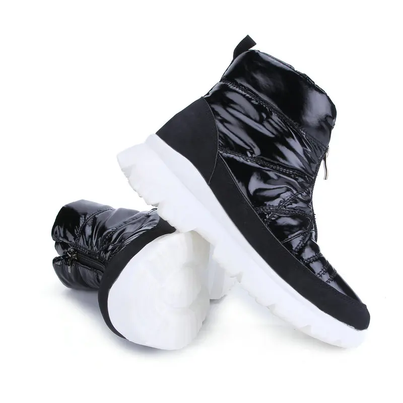 

Women Boots Winter Snowboot Short Style 50% Natural Wool Insole Water-resistance Upper Non-slip BUFFIE Quality Product JSH-A961