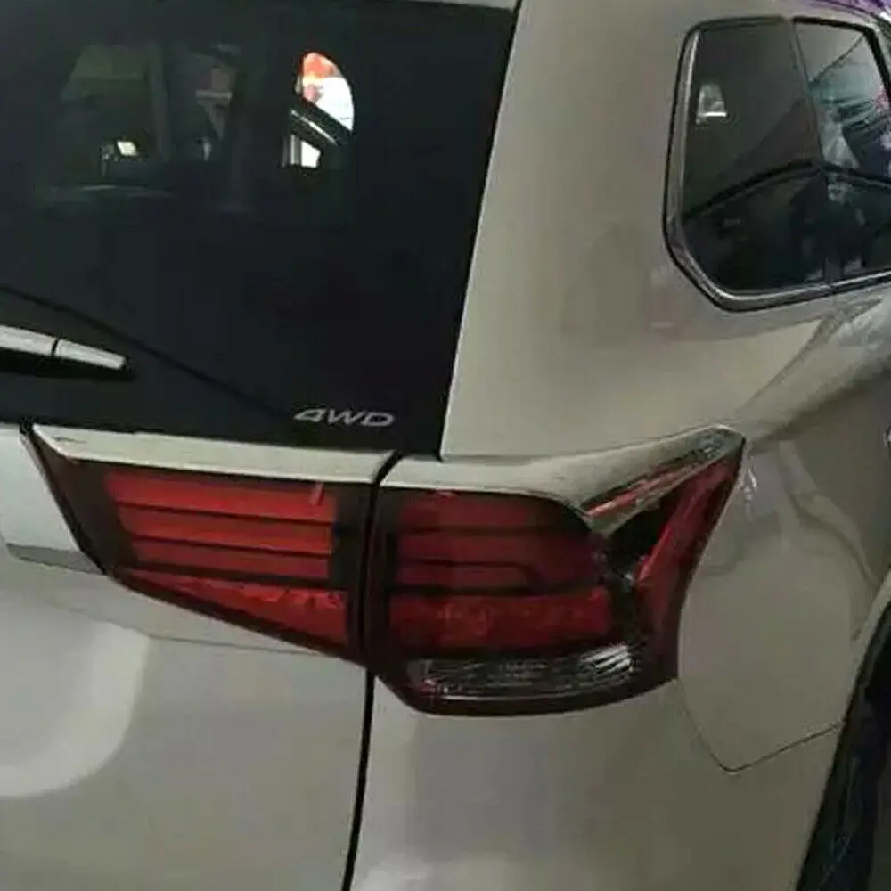 Для Mitsubishi Outlander 2016 2017 хром задний светильник лампы век накладка | Автомобили и