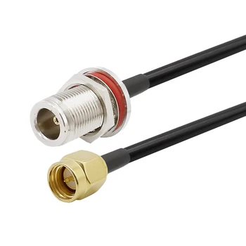 

WiFi Antenna SMA Male to N Female LMR195 Cable for 4G LTE Router Gateway RTL SDR USB ADS-B Receiver Ham Radio Amateur Radio