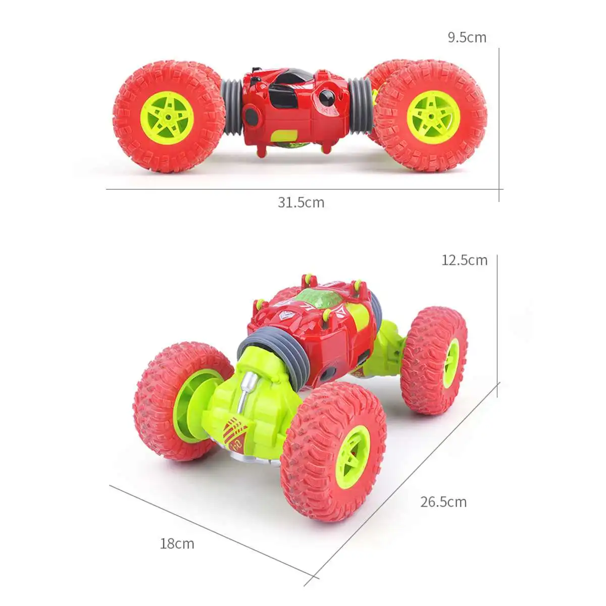 4WD 2,4 GHZ пульт дистанционного управления скручивающаяся альпинистская машина с анти-пропуском шины 15 км/ч высокоскоростная внедорожник игрушка подарок для детей