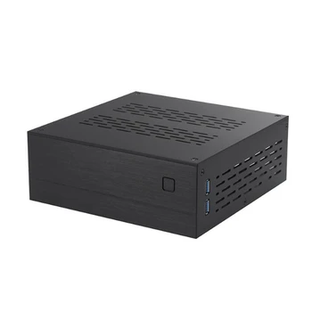 

A01 Mini ITX Computer Case Chassis Aluminum Briefcase Home Theater AC-DC HTPC Computer Box Desktop PC Enclosure
