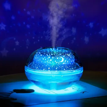 

Starry Sky Projection Led Night Light Crystal Humidifier Home Festive Atmosphere Decoration Lamp