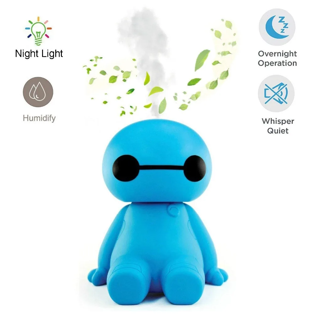 Aroma Diffuser USB Mini Ultrasonic Air Humidifier Mist Maker Essential Oil Diffuser Aromatherapy Electric  With LED Light