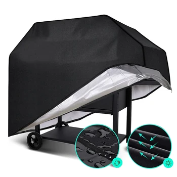 

BBQ Cover Outdoor Dust Waterproof Heavy Duty Grill Cover Rain Protective Outdoor Barbecue Cover Barbeque Garden Gril
