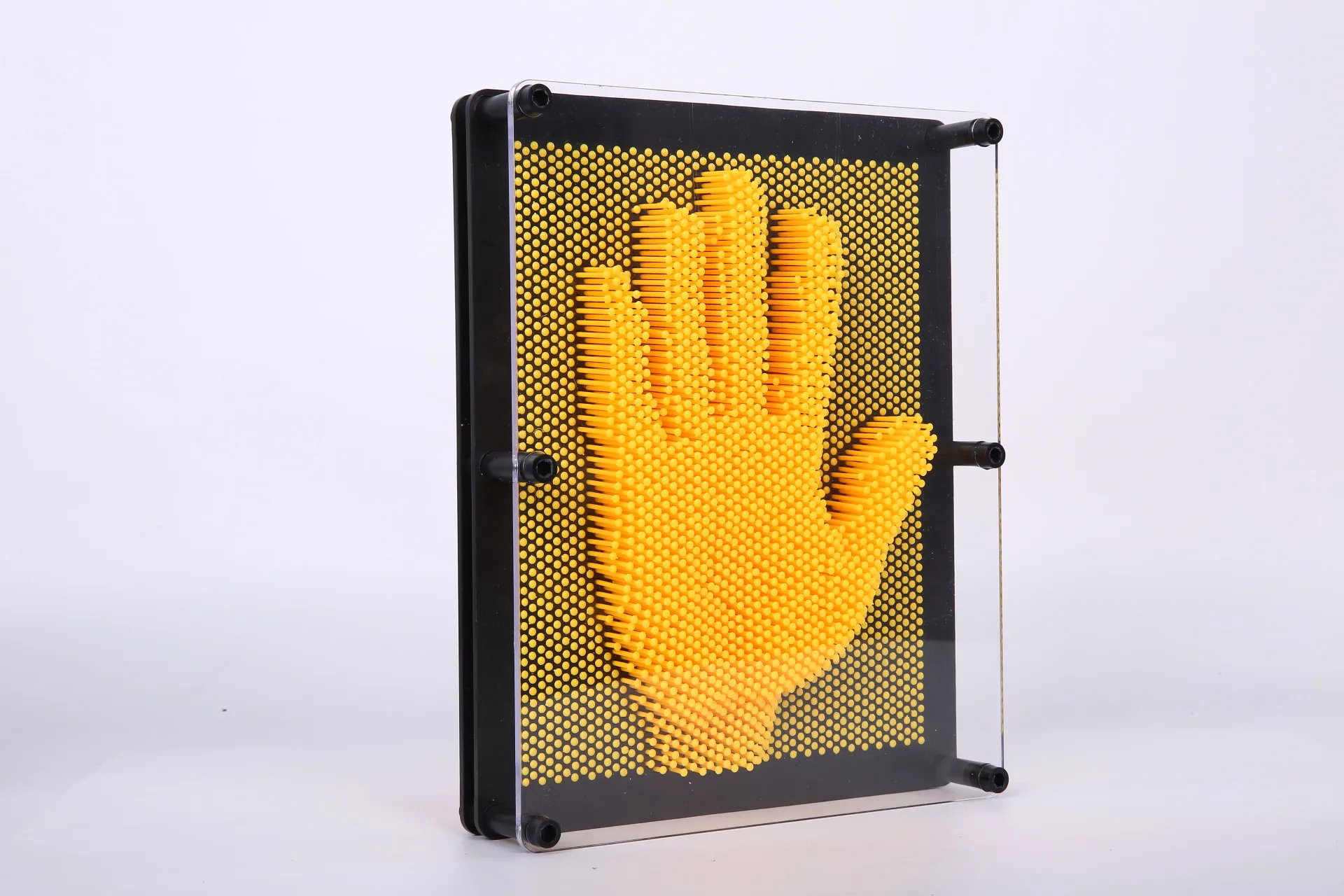 3D клон Pin Art 3D Скульптура Игла DIY модель для резьбы игрушка для детского творчества Pinart 3D красочная игла креативный набор игрушек - Color: Yellow-M