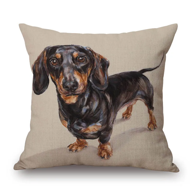 Dog Decor Dachshund Cushion Covers Hot Sale Dachshund Sketch