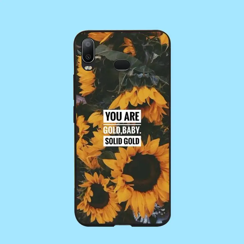 NBDRUICAI летний цветочный черный чехол для телефона с изображением маргаритки и