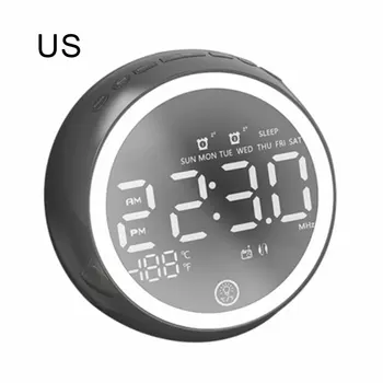 

X10 Alarm Clock Wake Up Light Sleep Aid Digital Snooze Alarm Clock with Fm Radio Wireless 5.0 Speaker
