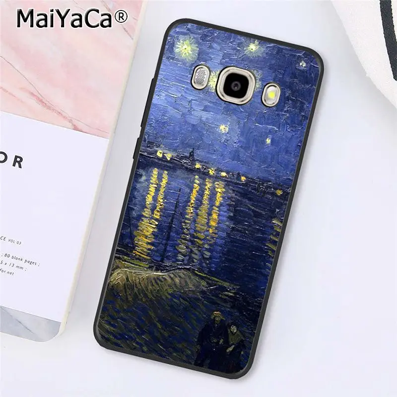A13 MaiYaCa Ван Гог Звездная ночь звезда Подсолнух чехол для телефона для samsung Galaxy J7 J6 J8 J4 J4Plus J7 DUO J7NEO J2 J7 Prime - Цвет: A13
