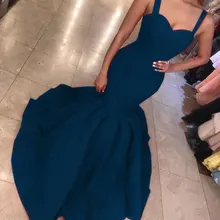 Осень Зима Простой Выходные туфли на выпускной вечерние платья vestido de noiva sereia нарядное платье вечернее платье vestido de novia playa спагетти ремень