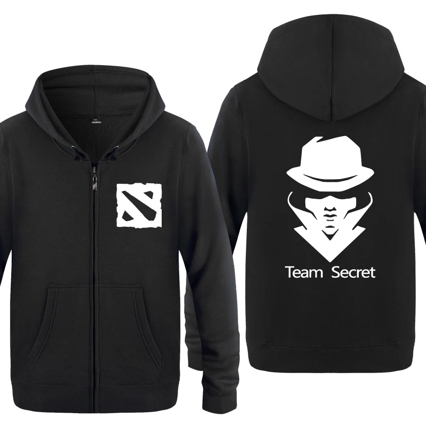 DOTA2 Ti5 Team Secret Game толстовки мужские мужские флисовые толстовки на молнии с капюшоном кардиганы
