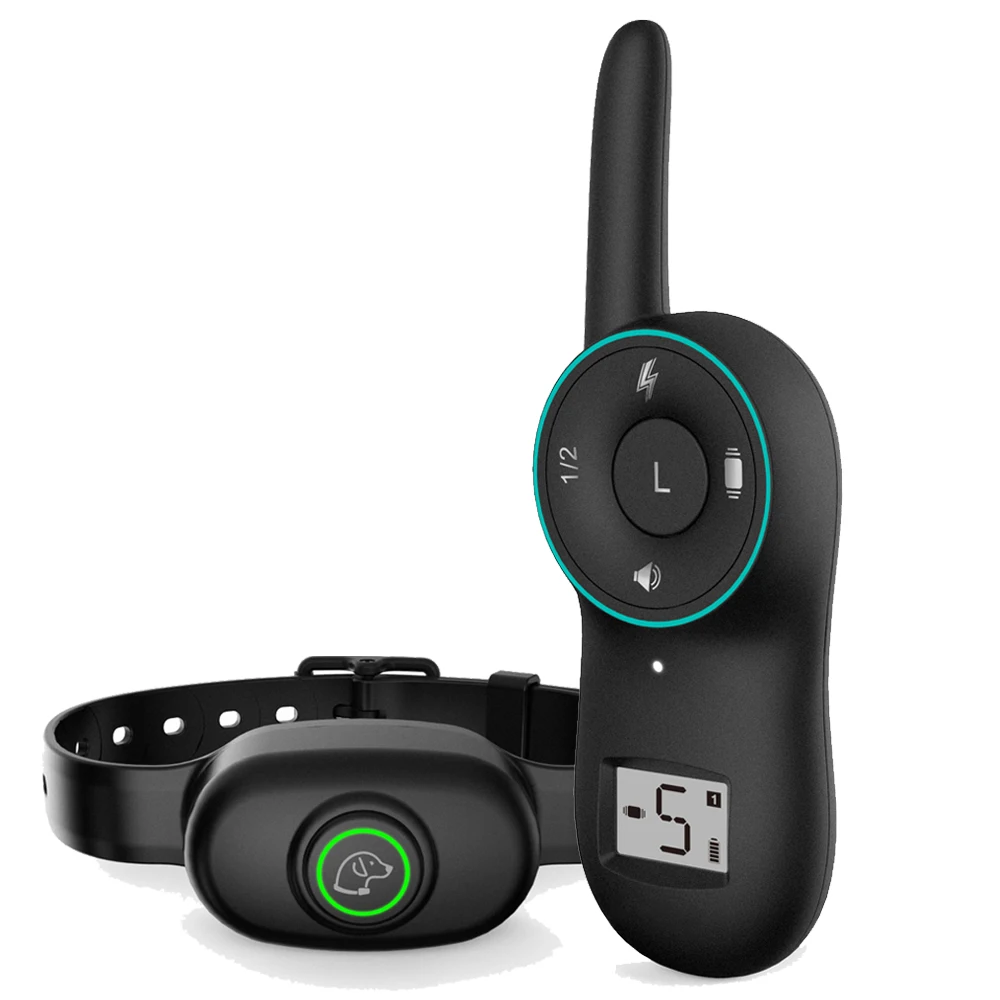 

Pet Dog Rechargeable Training Collar with Remote Vibration Sound Shock Training Collar IP67 Waterproof Pets Dogs Training Collar