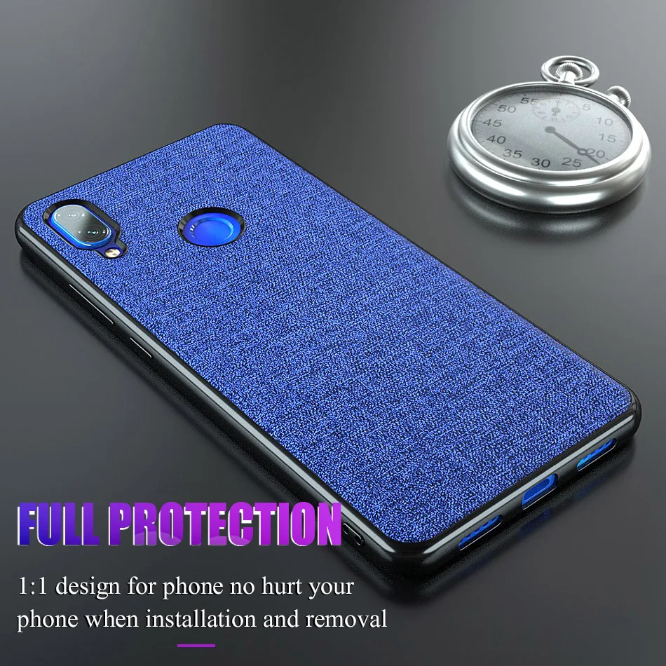 Cloth Frabic Phone Case For Xiaomi Redmi Note 7 6 8 Pro 5 4X 4 4A 6A 7A 6X 5A S2 Y2 A2 Lite Plus Soft Silicone Cover Coque