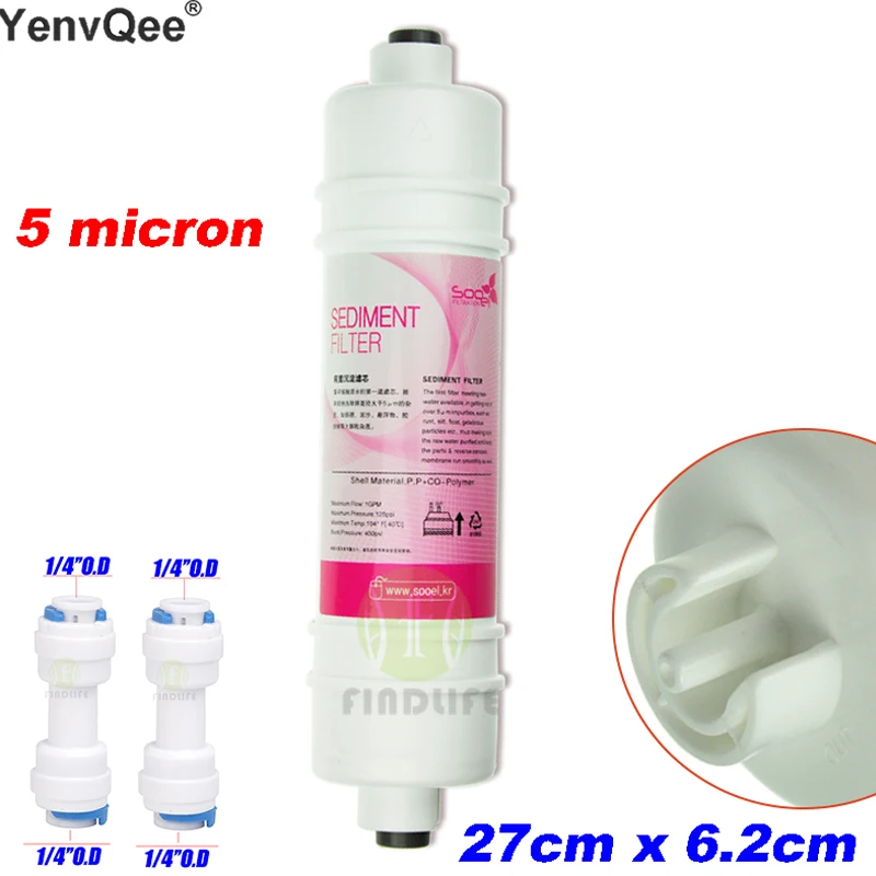 polegadas 5 micron ppf sedimento com 2 02