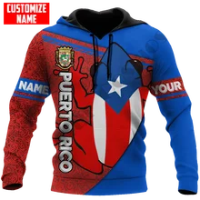 

PLstar Cosmos 3Dprint Newest Puerto Rico Custom Name Harajuku Streetwear Funny Causal Unique Unisex Hoodies/Sweatshirt/Zip Q-1