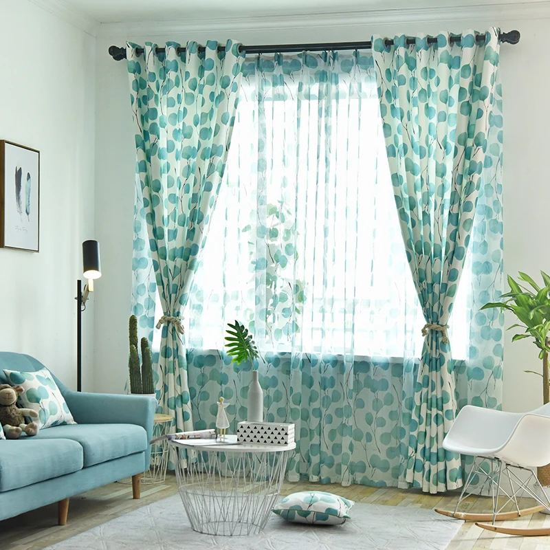 

Curtain Shade Cloth Curtains Finished Plane Shade Cloth Simple Modern Floor-to-Ceiling Windows Bedroom Full Blackout Curtains