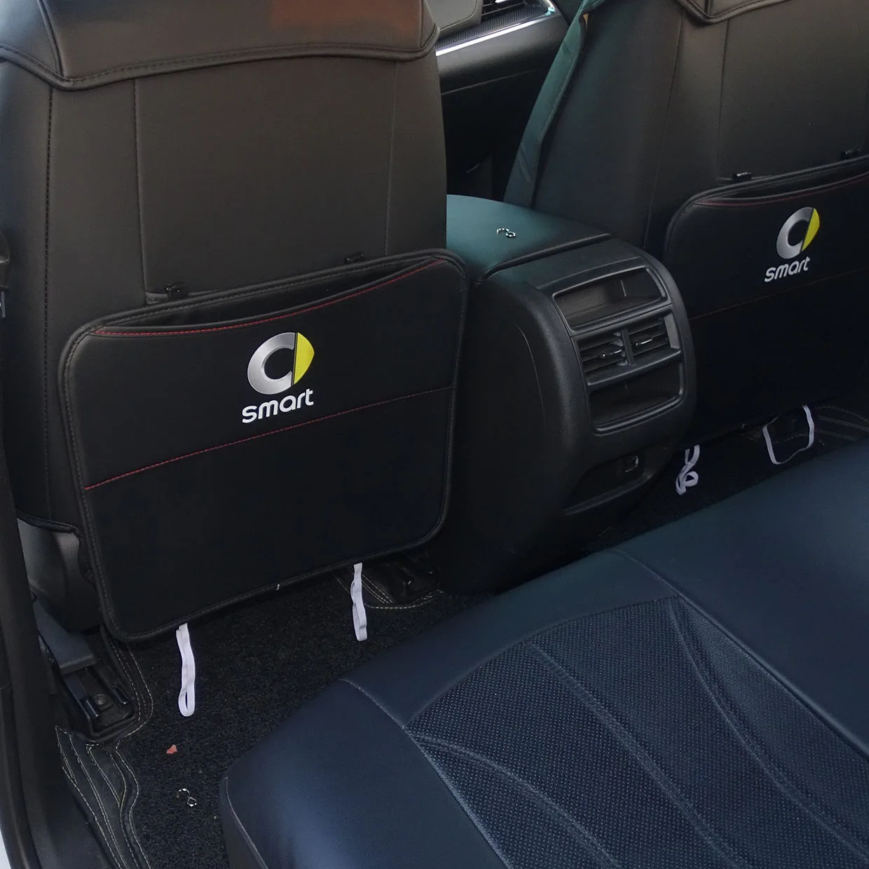 Для Mercedes-Benz Smart Forfour Fortwo 453 451 450 заднее сиденье автомобиля из натуральной кожи, защита от грязи