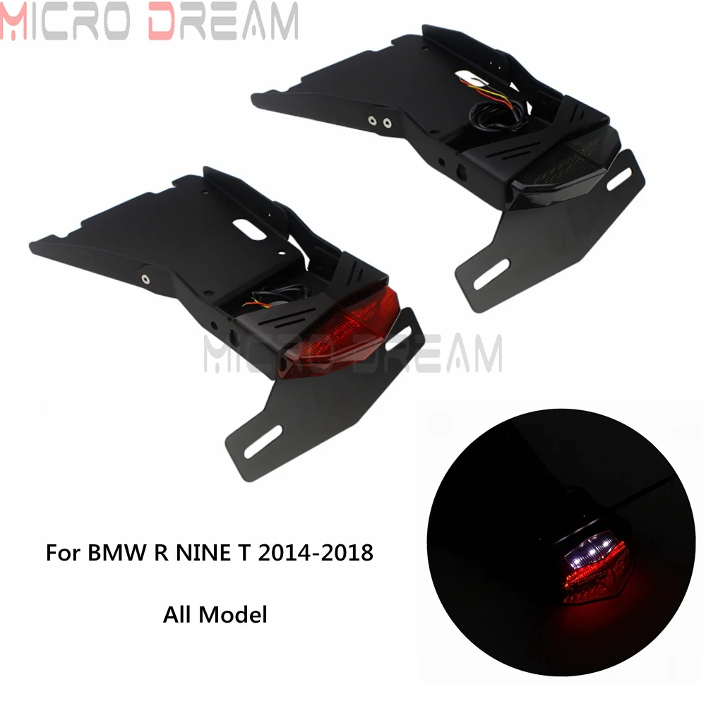 

Кронштейн для номерного знака для BMW R NINE T 2014-2018 R9T, Устранитель крыла, аккуратный светодиодный светильник кой