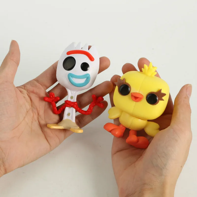 6 шт. Funko POP Toy Story 4 Forky Ducky Bunny Базз Лайтер Вуди Аниме Фигурки Коллекция Модель игрушки для детей 2F74