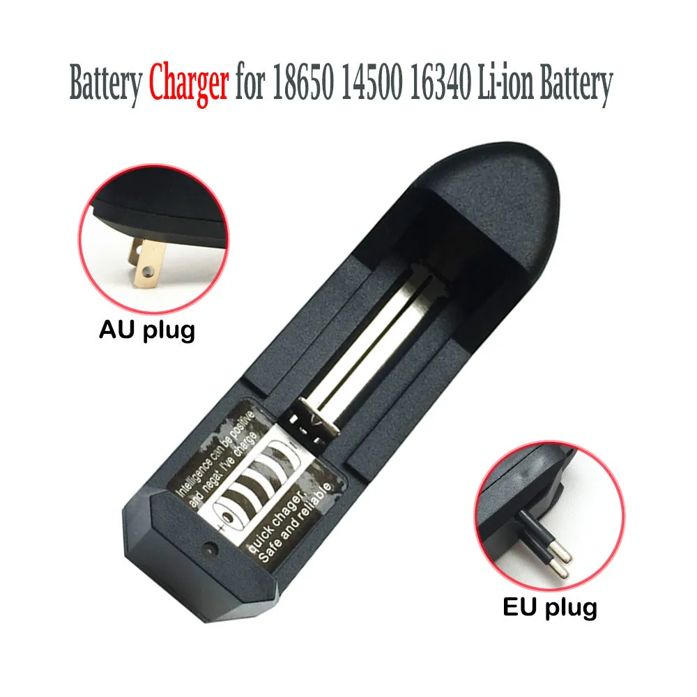 MJKAA 2 шт 18650 2600mAh 3,7 V литиевая аккумуляторная батарея+ зарядное устройство EU AU вилка универсальный литий-ионный аккумулятор зарядное устройство s