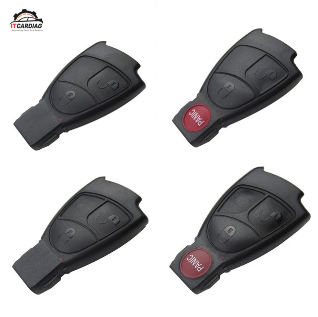 

2/3/4 Buttons Smart Key Case Shell Fob Cover Replacement For Mercedes Benz B C E ML S CLK CL 3BT Car Key