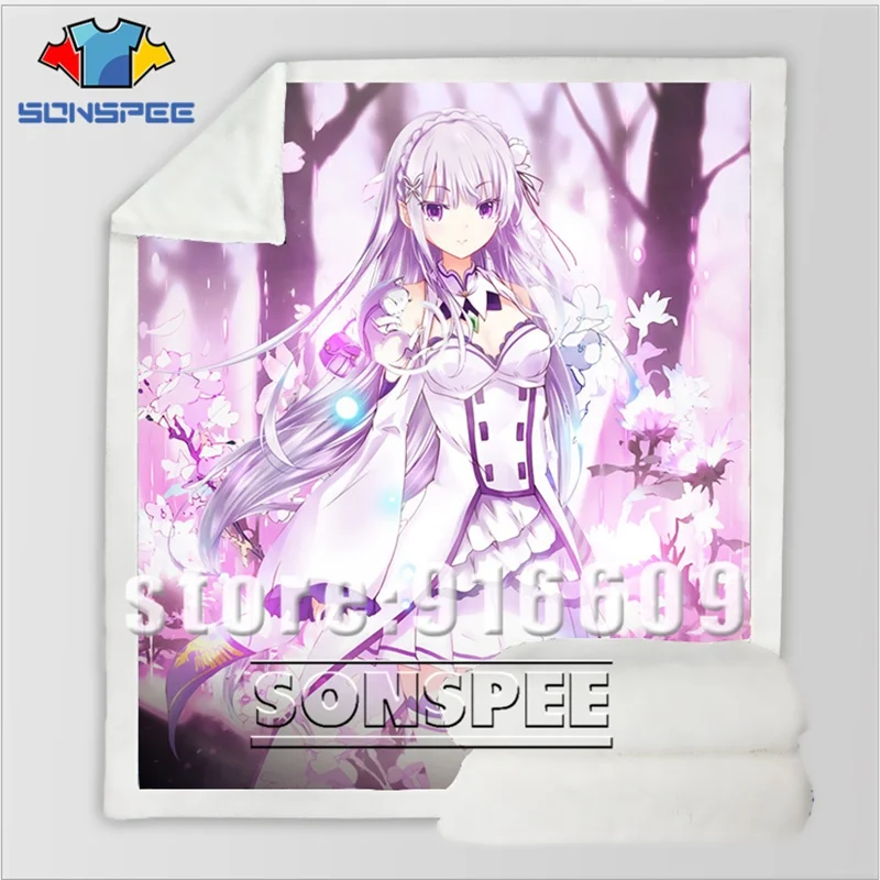 07 Сексуальный Re: zero двойной горничной Рам Rem Диван Постельные принадлежности офис Harajuku зимнее модное одеяло покрывало детское одеяло для путешествий одеяло для прогулок - Цвет: 07