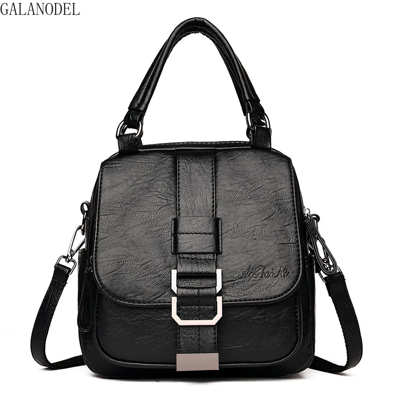 

Woman Backpacks Genuine Leather Bag Backpack Schoolbag for Teenagers Girls Backpack Woman Large Capacity Shoulder Bag