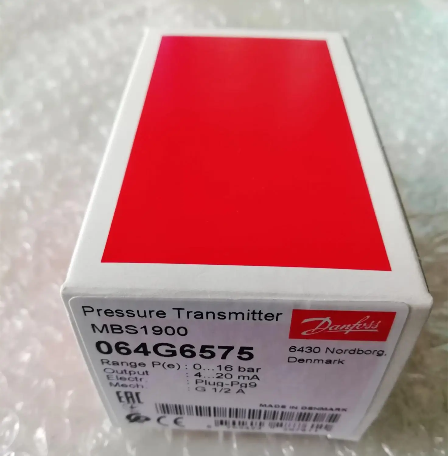 Оригинальный датчик давления DANFOSS MBS1900 064G6575 MBS 1900|Принадлежности для экспертизы| |