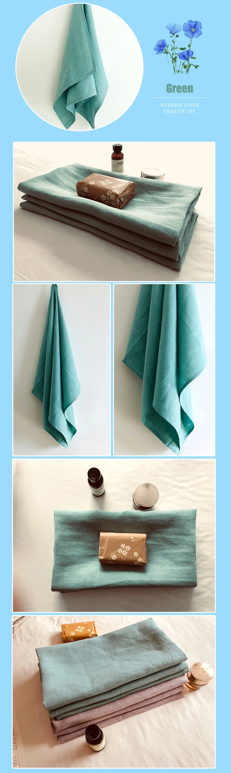 Льняное спа полотенце водопоглощающее и быстрое высыхание, антибактериальное и антиаллергенное, роскошное моющее и мягкое на распродаже