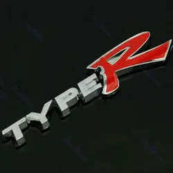 2017 3D TYPER TYPE R Гонки герба Знак Логотип Наклейка Стикеры JUN21