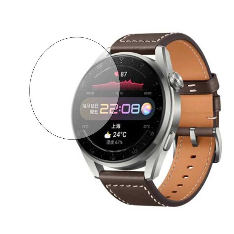 

Прозрачная защитная пленка из закаленного стекла для умных часов Huawei Watch 3 Pro, 48 мм, защитная пленка для экрана дисплея 3 Pro, защита экрана