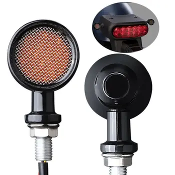 

Universal Turn Signals Accessories 1Set (Left & Right) Aluminum Motorcycle Black Bullet