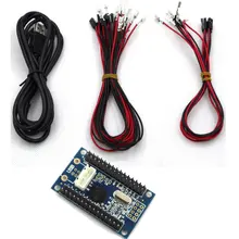 RAC-C300 2Pin нулевой задержки USB энкодер для ПК аркадный джойстик кнопка доска кабели